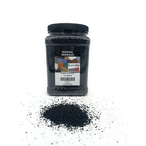 Gránulos para Techos 6 lb Botella (C51 Negro)