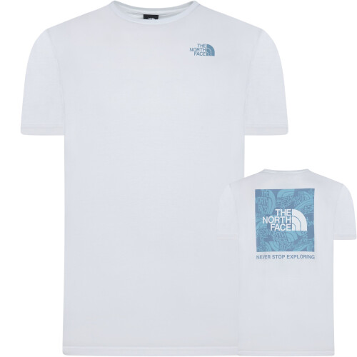 The North Face (White, Medium) The North Face Men's Box Exploration T-Shirt