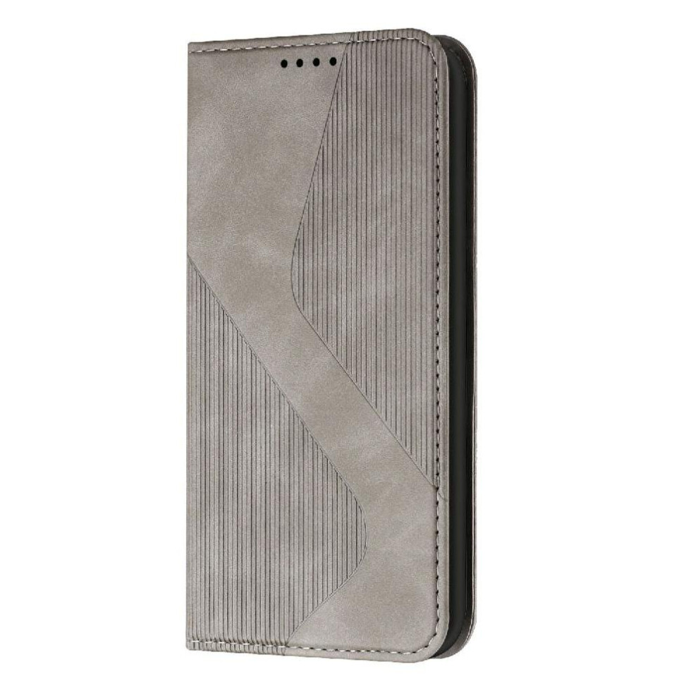 ( ) Case For Xiaomi Redmi Note 14 4G Magnetic Pu Leather Wallet Kickstand Folio Flip Card Slots Holder Gray 764544192460