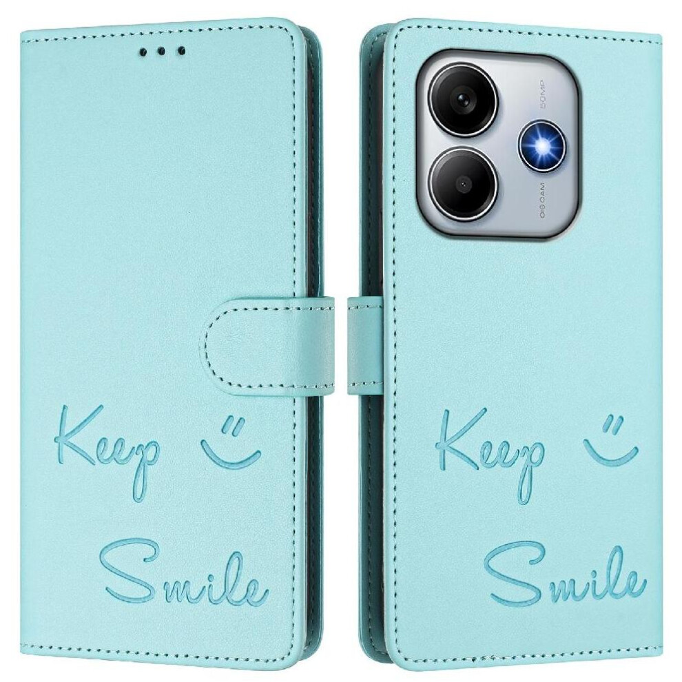 (Green) Case For Xiaomi Redmi Note 14 4G Flip Cover Card Holder Wallet Rfid Blocking Pu Leather Green 764544197878