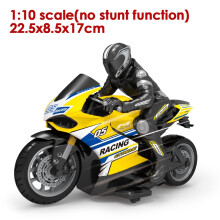(GELB, kleiner Maßstab) RC-Motorräder, Spielzeug für Jungen, 1/6 Elektromotor, RC-Autos, Hochgeschwindigkeits-4-Kanal-Fernbedienungs-Rennmotorrad