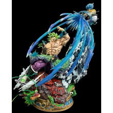 (A-mit Box)Dragon Ball Anime Figuren 20cm Broly Vs Gogeta Figur Broly Figur Modell PVC Statue Puppen