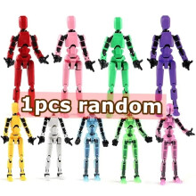 (1 Stück zufällig A) 3D-gedruckte, mehrgelenkige, bewegliche Shapeshift-Roboter-Actionfigur mit voller