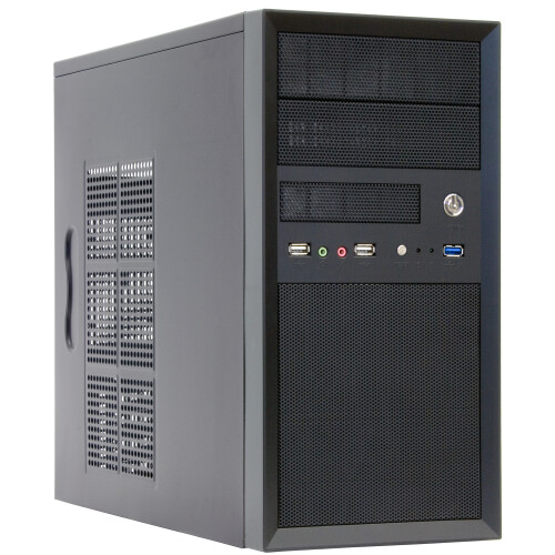 Chieftec Mesh Series CT-01B - Mini-tour - Micro ATX - Pas d'alimentation - USB/Audio