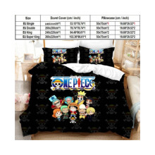 (Simple) ensemble de literie Anime une pièce couette et taie d'oreiller Dluffy singe juvénile