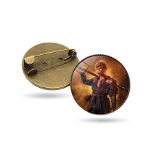 (Style 11) broche en métal du mythe noir Wu Kong, pendentif pour vêtements, Collection de cadeaux périphériques