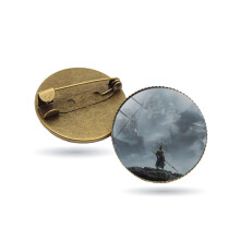 (Style 26) broche en métal du mythe noir Wu Kong, pendentif pour vêtements, Collection de cadeaux périphériques