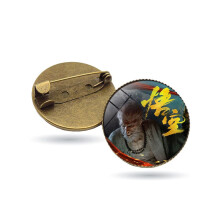 (Style 30) broche en métal du mythe noir Wu Kong, pendentif pour vêtements, Collection de cadeaux périphériques
