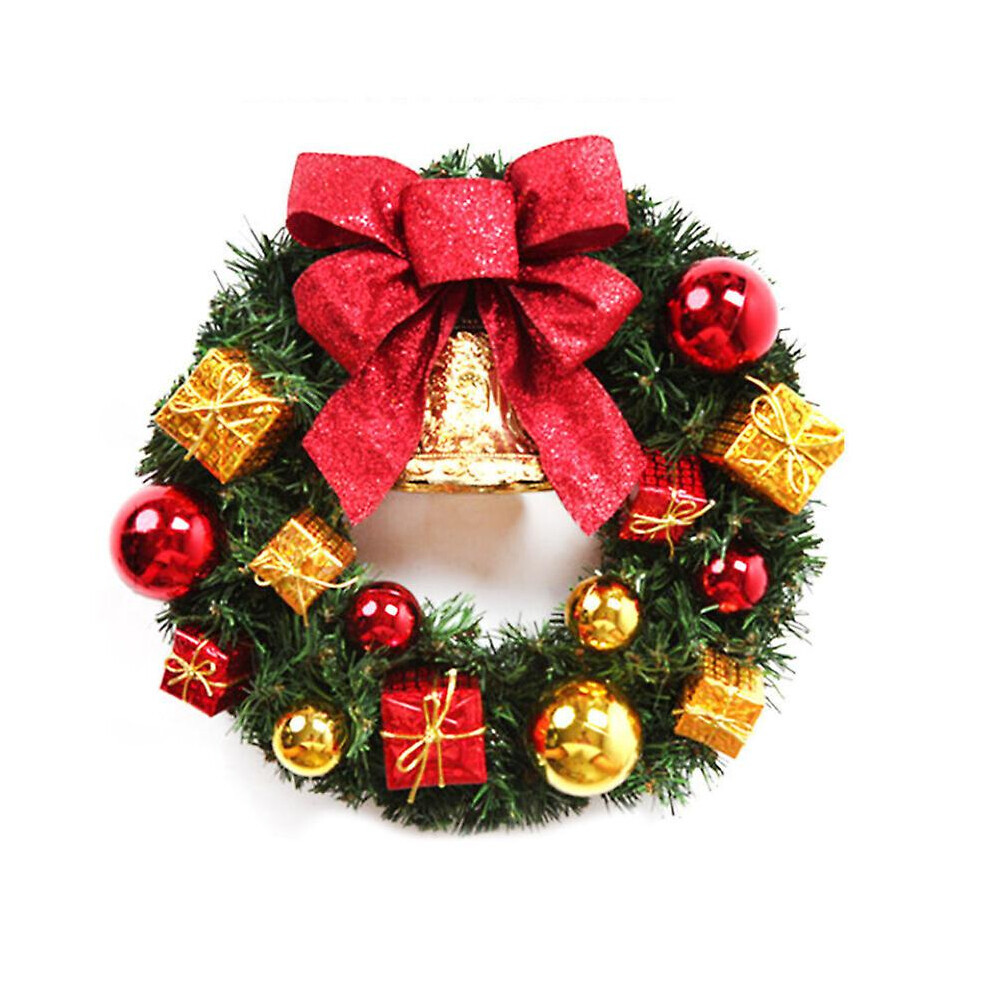 (style 4) Couronne de Noël, Couronne de Noël extérieure à la porte d'entrée, Couronne de Noël, Noël