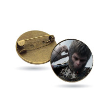 (Style 6) broche en métal du mythe noir Wu Kong, pendentif pour vêtements, Collection de cadeaux périphériques