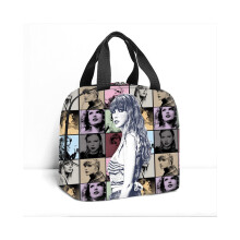 (Style C) Sac à déjeuner isolé Taylor Swift de grande capacité, boîte à cadeaux de voyage pour pique-nique