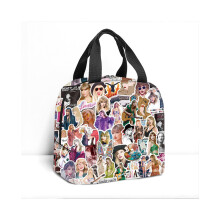 (Style D) Sac à déjeuner isolé Taylor Swift de grande capacité, boîte à cadeaux de voyage pour pique-nique