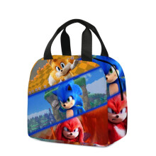 (Style G) Sonic le sac à déjeuner hérisson mode classique pratique étudiant enfants boîte à déjeuner