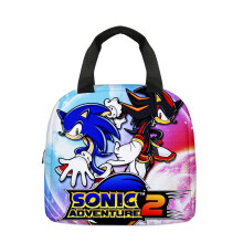 (Style F) Sonic le sac à déjeuner hérisson mode classique pratique étudiant enfants boîte à déjeuner