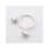 (Blanc) 2 pièces embrasses de rideaux magnétiques boucles sangles Clips 1