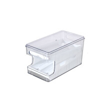 Boîte de rangement pour œufs, conteneur coulissant à double couche pour aliments, articles de tiroir