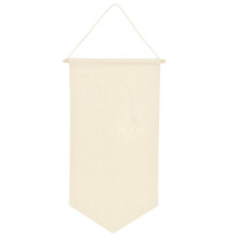 (Blanc, M) porte-badge en toile vierge à épingle, décor suspendu, affichage de broche, décor de salle