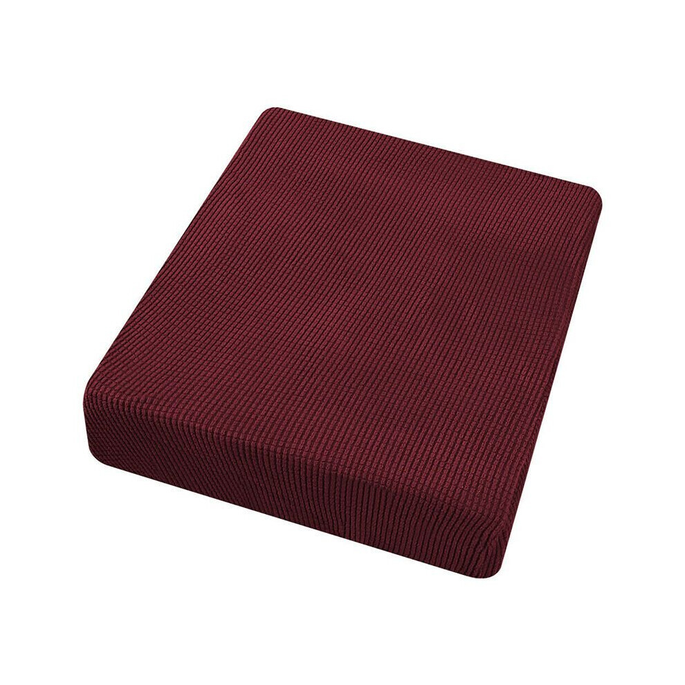 (Vin rouge, 2 places) Housse de protection extensible pour siège de canapé