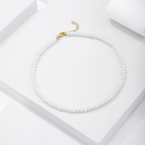 (XH0450 collier) ensemble de collier et de bracelets de perles élégants à la mode, conception géométrique