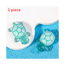 (Syaani) Resin Tortoise Handicraft Mikromaisema Pöytätasokoristelu Lahja akvaario