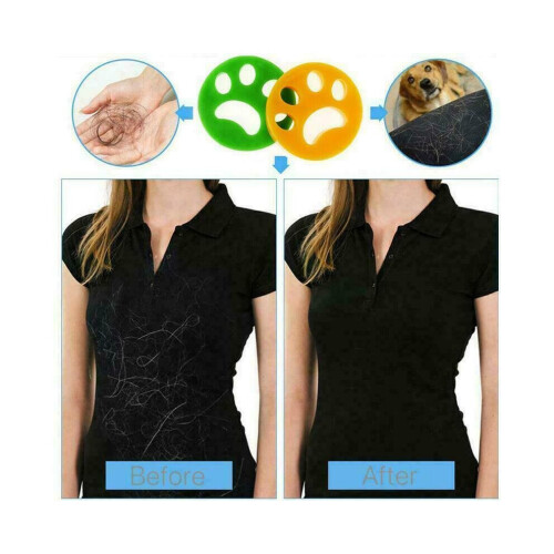 2 removedores de pelo reutilizables para perros y gatos.