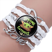 (04) Pulsera multicapa multicolor única de Baby Yoda, ideal para regalos infantiles