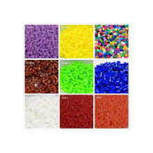 (Punainen 2) HAMA Craft PERLER 1000 kpl Ilmaiset PP-HELMET Kehityslapset 17 Yksivärinen