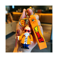 (TyyliB) Suloinen Goku Dragon Ball Avaimenperä Pehmeä Silikoni Puhelinlaukku Charm Hauska Juhla