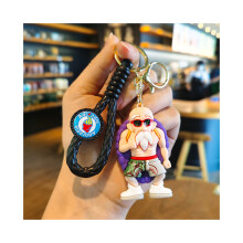 (StyleS) Suloinen Goku Dragon Ball Avaimenperä Pehmeä Silikoni Puhelinlaukku Charm Hauska Juhla