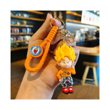 (StyleQ) Suloinen Goku Dragon Ball Avaimenperä Pehmeä Silikoni Puhelinlaukku Charm Hauska Juhla