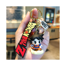 (StyleK) Suloinen Goku Dragon Ball Avaimenperä Pehmeä Silikoni Puhelinlaukku Charm Hauska Juhla