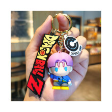 (StyleM) Suloinen Goku Dragon Ball Avaimenperä Pehmeä Silikoni Puhelinlaukku Charm Hauska Juhla