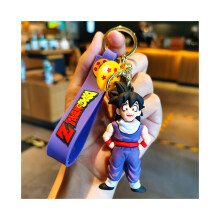 (StyleH) Suloinen Goku Dragon Ball Avaimenperä Pehmeä Silikoni Puhelinlaukku Charm Hauska Juhla