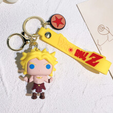 (StyleZ) Suloinen Goku Dragon Ball Avaimenperä Pehmeä Silikoni Puhelinlaukku Charm Hauska Juhla