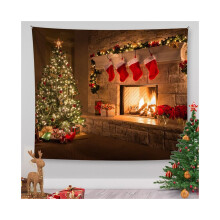 (Tapiz 18, 38 x 65 cm/14,9 x 25,5 pulgadas) Tapiz de fondo navideño para fotografía, accesorios de tela de fondo