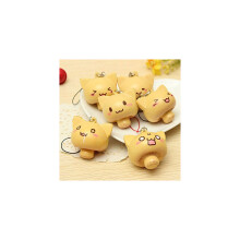 10X Charms Expression Mushroom Soft Squishy puhelin Söpö leipä nukke hihnat USD