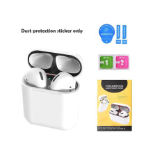 (Negro, AirPods 3) Película protectora para auriculares AirPods 1/2/3, pegatina a prueba de polvo y arañazos