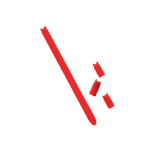 (Rojo, Apple Pencil 2) Bonita funda protectora para lápiz táctil de iPad