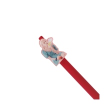 (Rose Red) Korean Star Perifeerinen Black Pink Press Bullet Pen Girl Learning Paperitarvike 05mm