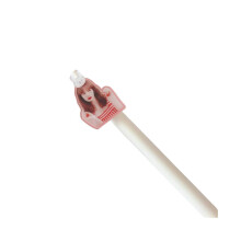 (Lisa White) Korean Star Perifeerinen Black Pink Press Bullet Pen Tyttö Oppimispaperi 05mm