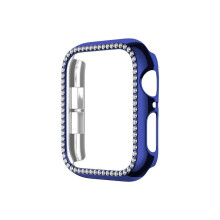 Carcasa protectora de diamante azul de 40 mm para Apple iWatch Series 6/SE/5/4/3/2/1 (38/40/42/44 mm)