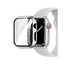 (Plata, 42 mm) Protector de pantalla de TPU de cobertura completa para Apple Watch Series 1-7