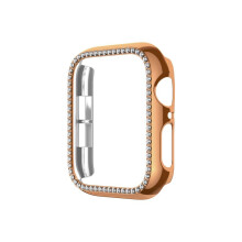 (RoseGold, 40mm) Apple iWatch Series 6/SE/5/4/3/2/1 38/40/42/44MM Diamond Case Cover Shell