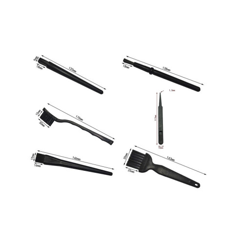 (6pcs Set) Portable Computer Laptop Screen Keyboard Cleaning Brush Kit