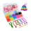 Colour Assorted 600pcs Rubber Kit Box Loom Bands Diy Bracelet Making Set Toy 4