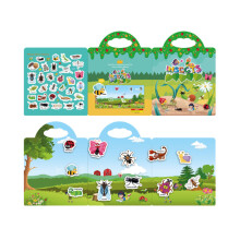 (Insect, 287PCS) Sticker Portable Book Toys Kids Cognitive Training Early Learning Education Book