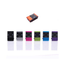 (Sliver) Kannettava LCD-näyttö Mini Usb Clip Digitaalinen Mp3-musiikkisoitin Tuki Sd 8gb kortti