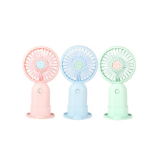 Ventilador USB portátil con soporte para teléfono, funcionamiento silencioso, refrigeración perfecta