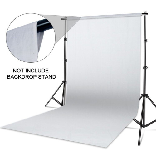 (Valkoinen, 100*150cm/3.3*5Ft) Valokuvaustausta Smooth Muslin Screen Chromakey