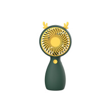 (Vihreä) Summer USB Mini Nightlight Lataus Pieni Tuuletin Käsin masteroitu kaulanauhalla